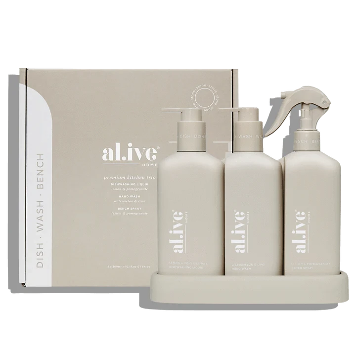 Al.ive kitchen trio - lemon & pomegranate + watermelon & lime & Gift ...