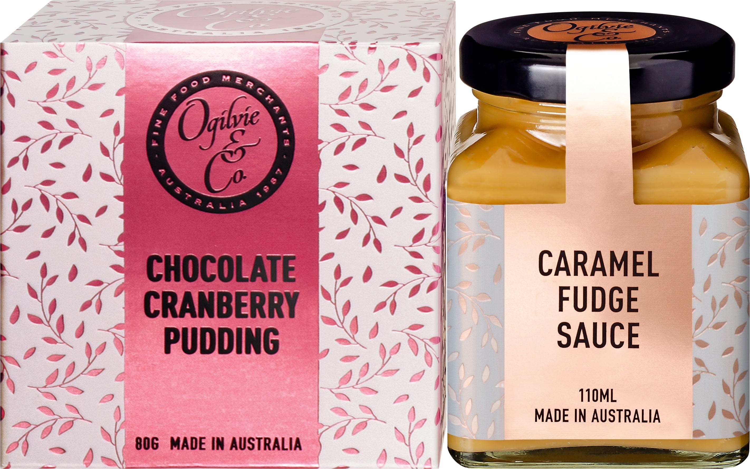 Chocolate Cranberry Pudding & Caramel Fudge Sauce & Gift Baskets Same