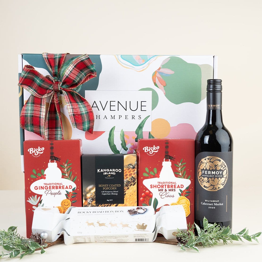 Christmas Wine & Treats Gift Hamper & Gift Baskets | Same Day Delivery ...
