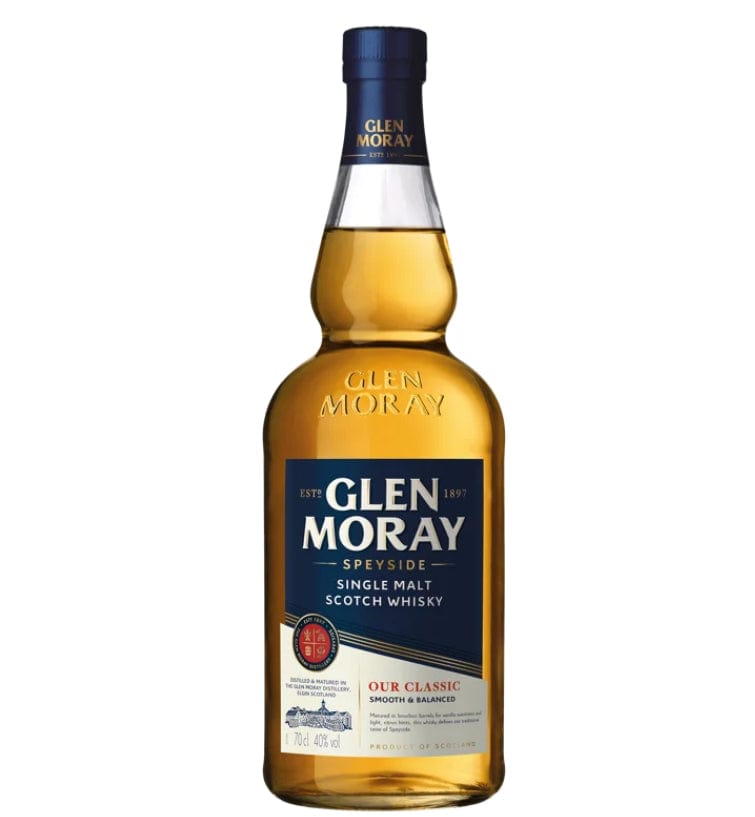Glen Moray/ 16 Year Old/ Speyside Single Malt Scotch Whisky/ 750ml/ 40% ABV Metal Tube With Scottish - View #4