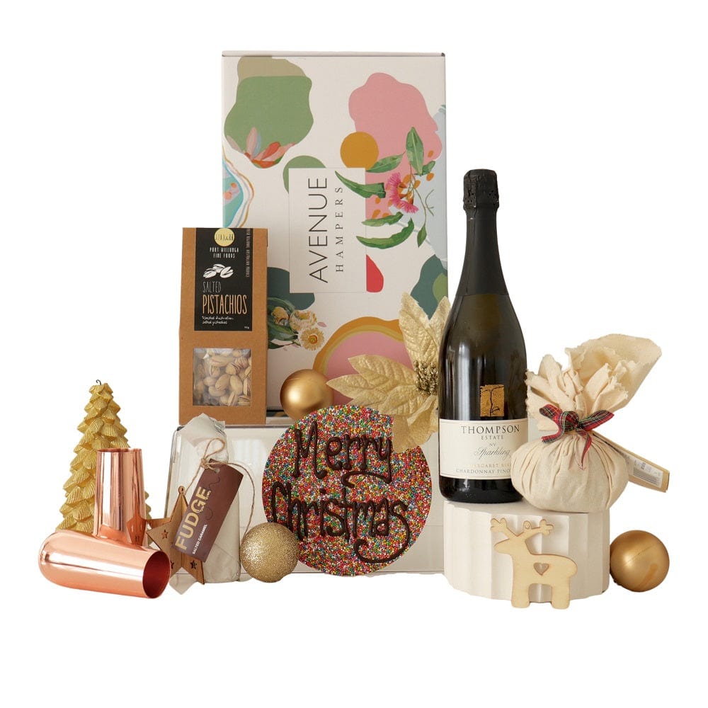 Merry And Bright Christmas Gift Hamper & Gift Baskets | Same Day ...