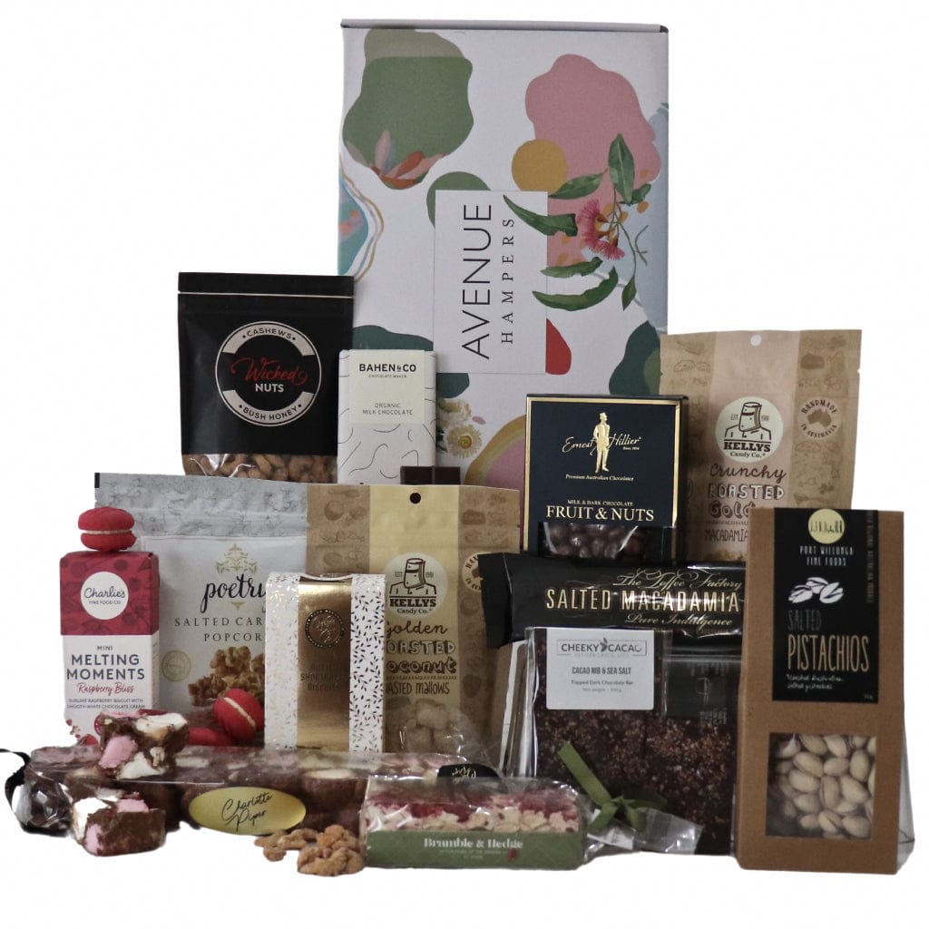 Sweet & Savoury Indulgence Gift Hamper & Gift Baskets Same Day Delivery Perth