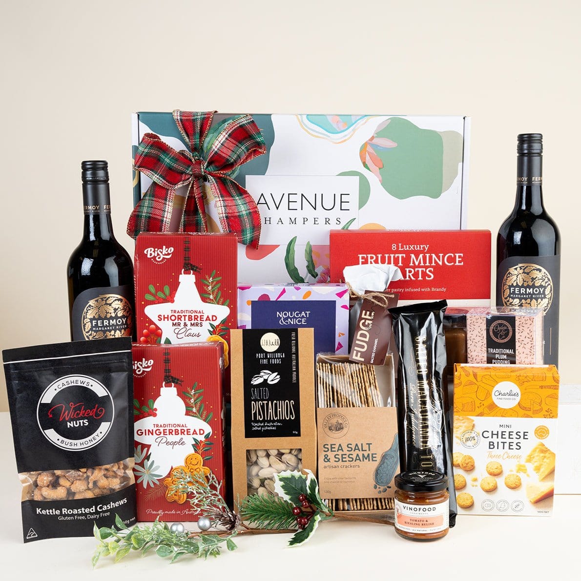 Wine & Dine Christmas Gift Hamper & Gift Baskets | Same Day Delivery Perth